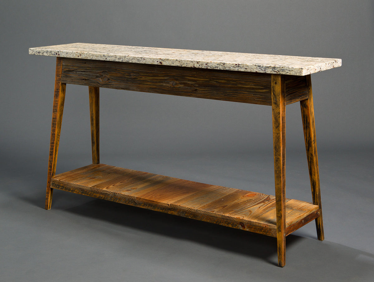 Stone top console table discount