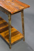 Heart Pine Console Table with Shelf